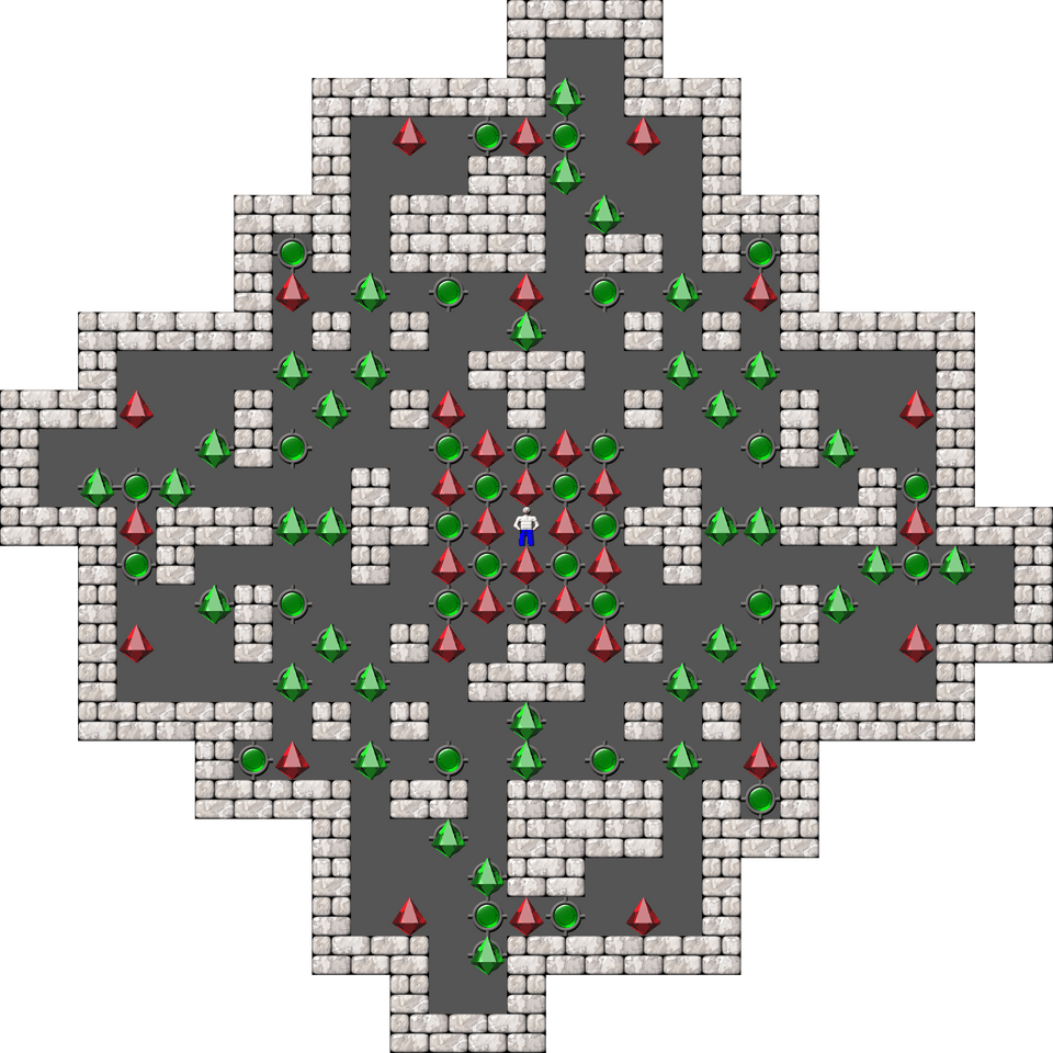 Sokoban David W. Skinner Arranged level 355